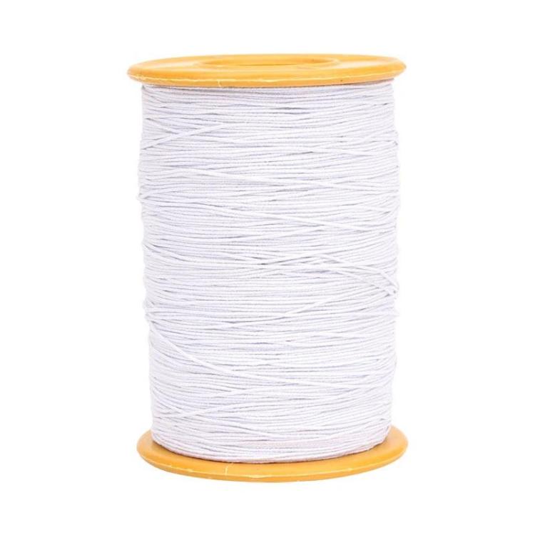 Factory Price 0.45mm Sewing Elastic Cord Rubber Band Core-coated Tag Elastic Thread