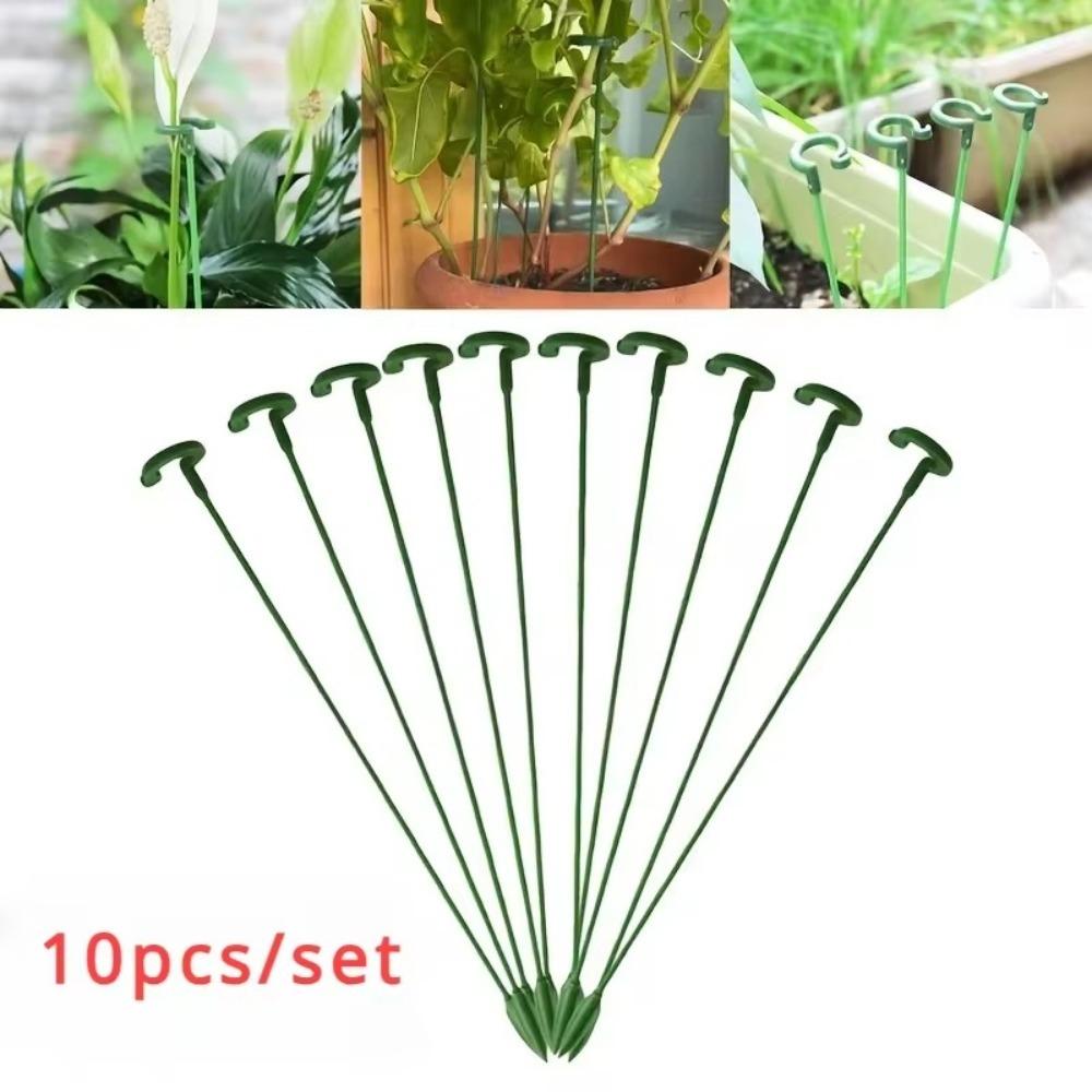 10pcs Durable Plants Support Racks Butterflies Orchid Vine Climbing Stand Gardening Tools