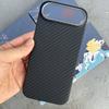 Кевларовый чехол для iPhone 17 Air Magsafe Магнитный Ультратонкий Легкий Арамидное Волокно Ударопрочный Защита от Отпечатков Пальцев Защитная Задняя Крышка