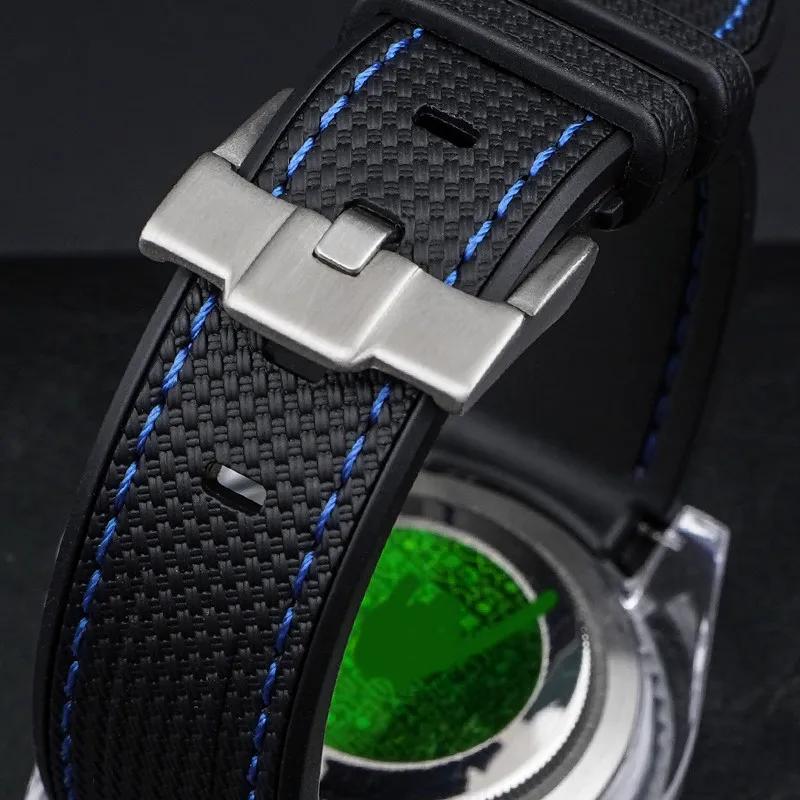 Силиконовый ремешок для Swatch X Omega Moonswatch с пряжкой из нержавеющей стали 20 мм 22 мм для мужчин и женщин, мягкий водонепроницаемый сменный ремешок для часов
