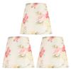 Cloth Lamp Shade Flower Pattern Clip On Bulb Lampshade for Table Lamp Chandelier Floor Lamp
