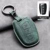 Leather Car Key Case Cover Shell For Hyundai Grand Santa Fe 3 DM I30 IX35 Ix45 Encino KONA Solaris Azera Grandeur Creta 2 Kona