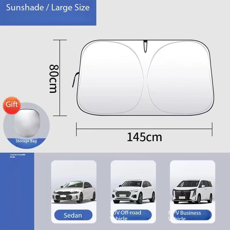 1pc New Car Sunshade for Front Windshield and Windows Windshield Heat Insulation Cover Sun Visor PanelWindshield Sunshades 1