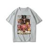 2026 новый персонаж One Piece Джабос летняя повседневная спортивная и фитнес футболка с коротким рукавом для мужчин и женщин свободный крой