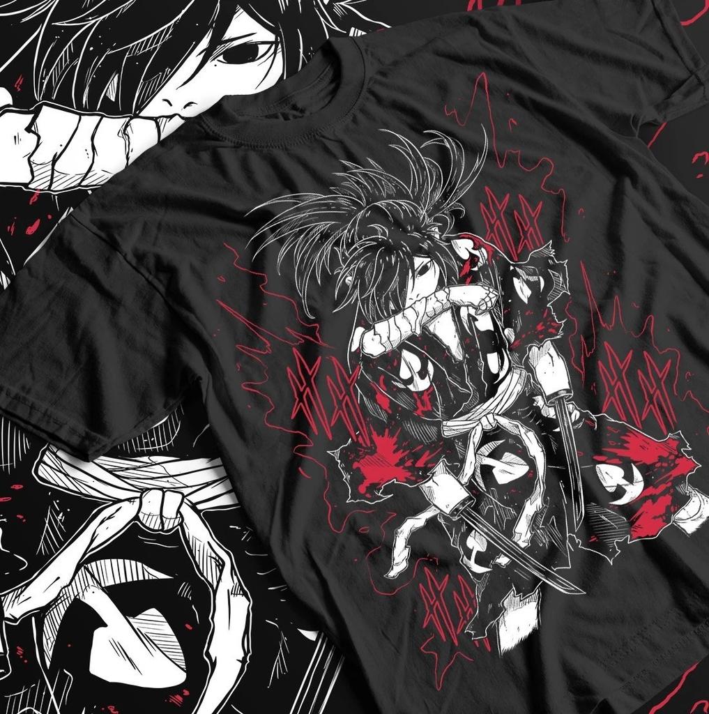 Hyakkimaru Dororo Portrait Black T-Shirt