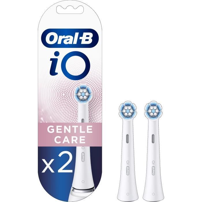 Oral-B iO Gentle Care Brush Heads for Sensitive Areas and Gums - 2 Pack