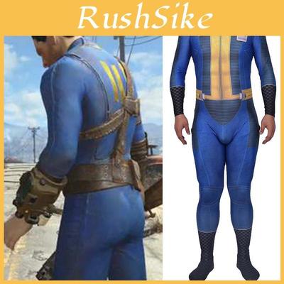 Аутентичный косплей выжившего из Fallout 4 Костюм-боди Найт из Убежища 111 на Хэллоуин