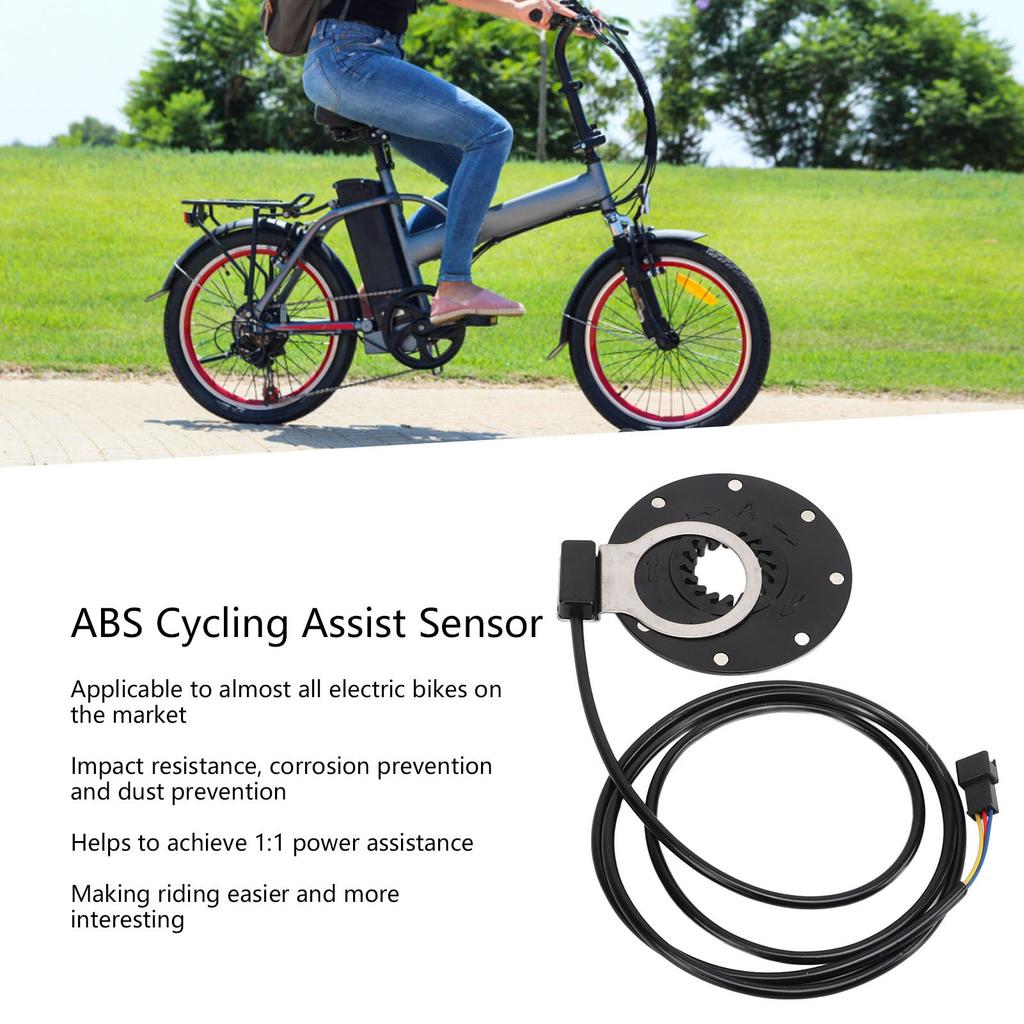 Electric Bike Pedal Assist Sensor 8 Magnets ABS Cycling Assist Sensor for Mountain Bike Replacement