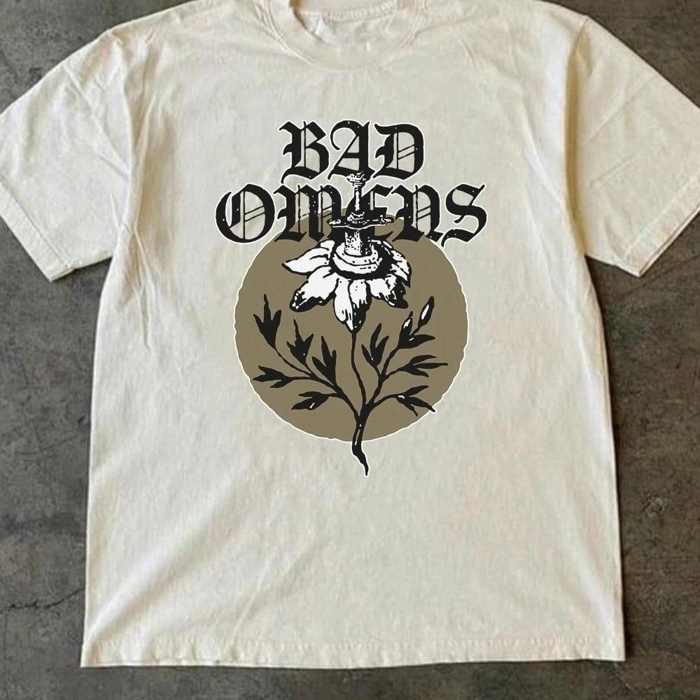 Vintage Bad Omens T-shirt Tops Tees Unisex, Bad Omens Rock Band Tee, Bad Omens Sunflower S-5XL