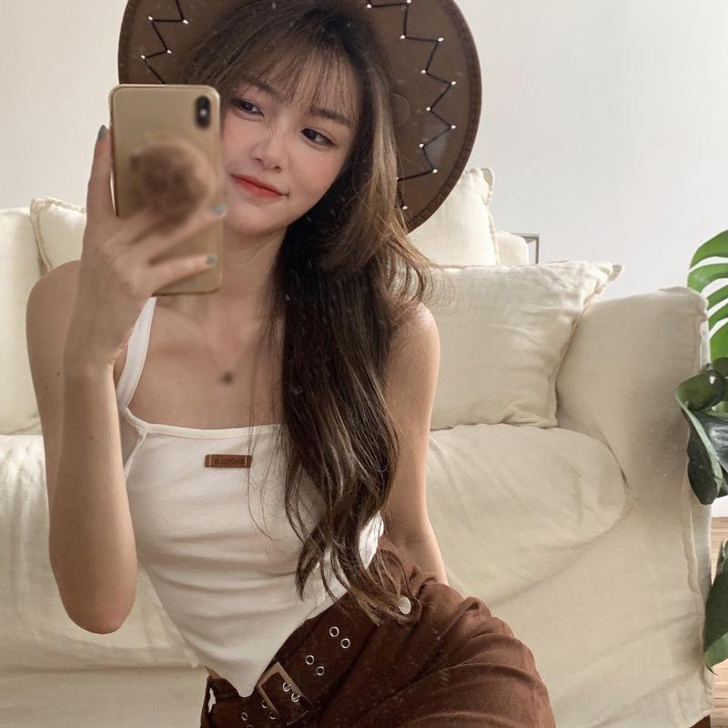 Женские вязаные майки-топы с халтером, облегающие, с открытым пупком