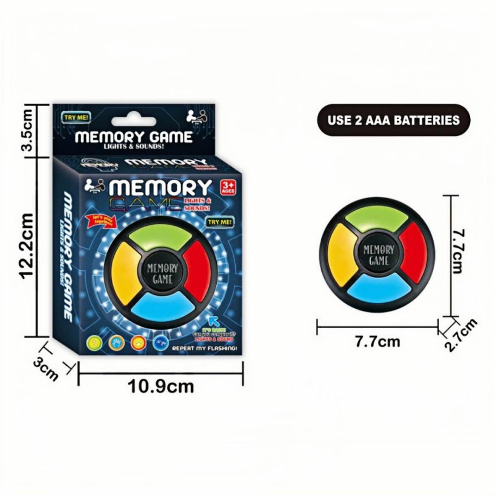 Interactive Memory Game Toy Round Electronic Game Toy New Color Memorizing Toy For Kid