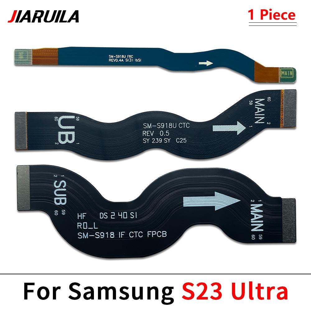 Разъем материнской платы для Samsung S11 Plus Ultra, Дисплей LCD, Шлейф, Шлейф сигнала, Замена, S911, S916, S918, S11 Ultra
