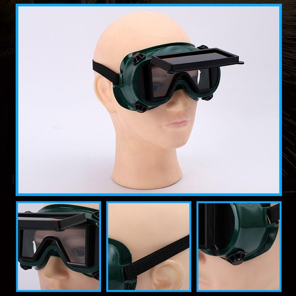 Work Safety Welding Goggles With Flip Cap Welder Accessory Eye Protector Protection Eyeglass