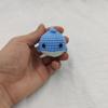 Wool Making Crocheted  Keychain Handmade Knitting Keyrings Creative Little Whale Keychain  Couple