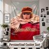 Wall Hanging Tapestry With Custom Name & Text, Taylor Swift Decorative Tapestry For Bedroom