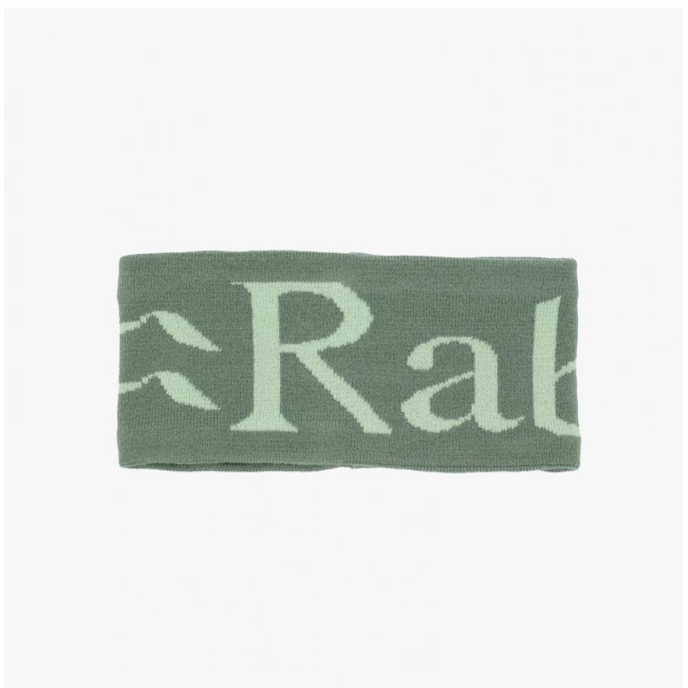 Повязка на голову Rab с логотипом, темно-инжирный, инжирно-зеленый