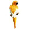 Resin Decor Craft Decoration Simulation Parrot Bird Sculpture Wall Hanging Garden Decoration