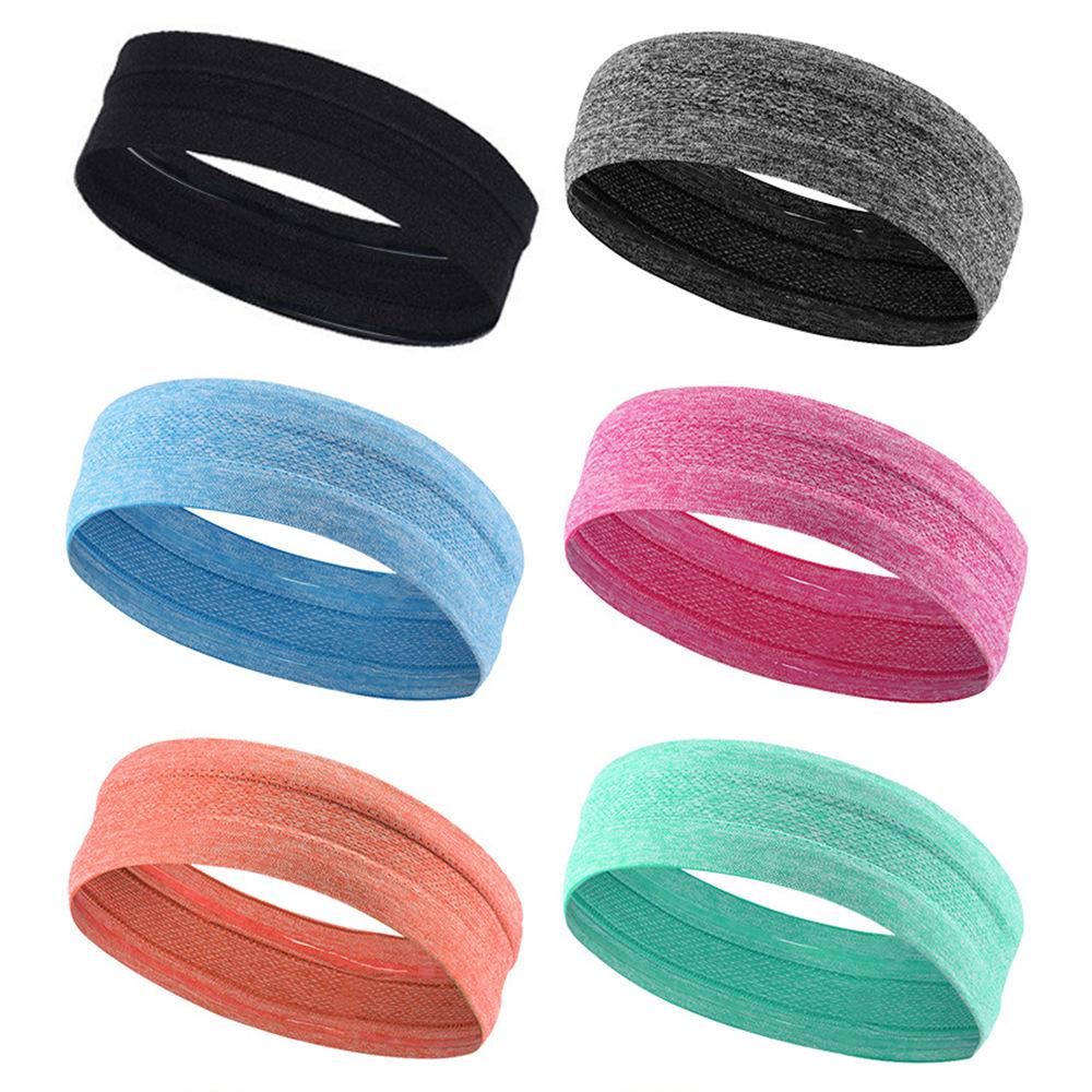 European & American Sweat-Absorbing Non-Slip Fitness Headband for Yoga, Running & Basketball