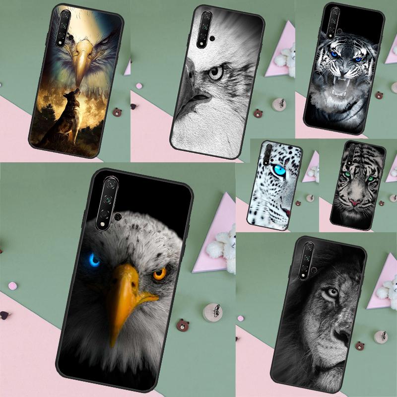 Animal Lion Wolf Tiger Eagle For Huawei Nova 7i 3i 8i 11 12i 10 9 SE Y60 Y61 Y70 Y72 Y73 Y90 Y91 P20 P30 Pro P40 Lite Case