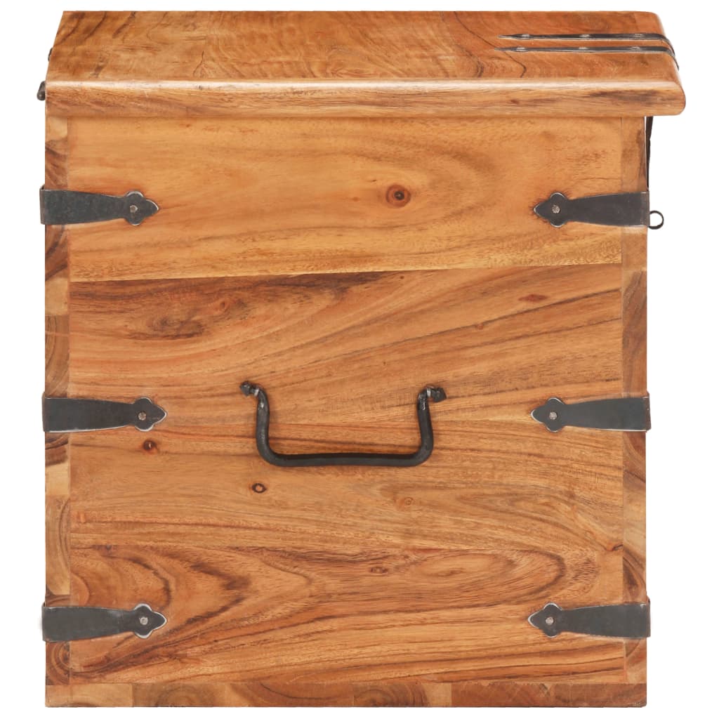 Storage Chest 40x40x40 cm Solid Acacia Wood