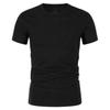 Tee shirt - JHK - Noir - 100% Coton - Manches courtes - Taille XS à 5XL