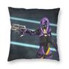 Mass Effect Tali'Zorah Square Pillowcase Polyester Linen Velvet Creative Zip Decor Pillow Case Sofa Cushion Cover