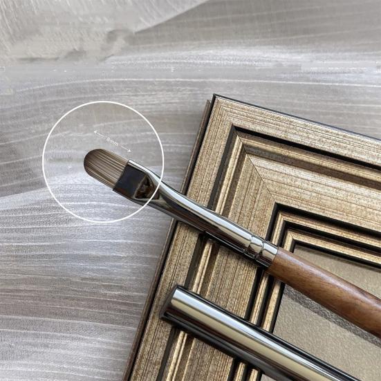 Nail Art Brushes with Wooden Handle Women Design Painting Brushes DIY Manicure Art Pens Nail Extension Gel Builder Brush