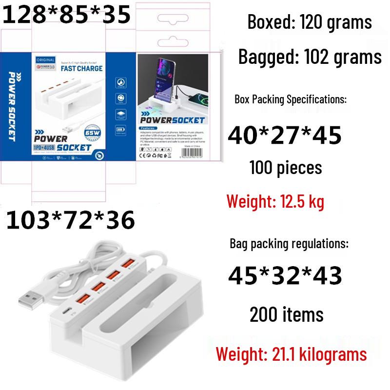 Многопортовый USB-хаб-адаптер: USB и Type-C Док-станция-удлинитель с конвертером.