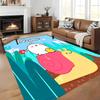 Custom personalization Molang Area Rug - Perfect For Kitchen, Bathroom,Laundry Room Decor Large Size Available,Gift All Seasons