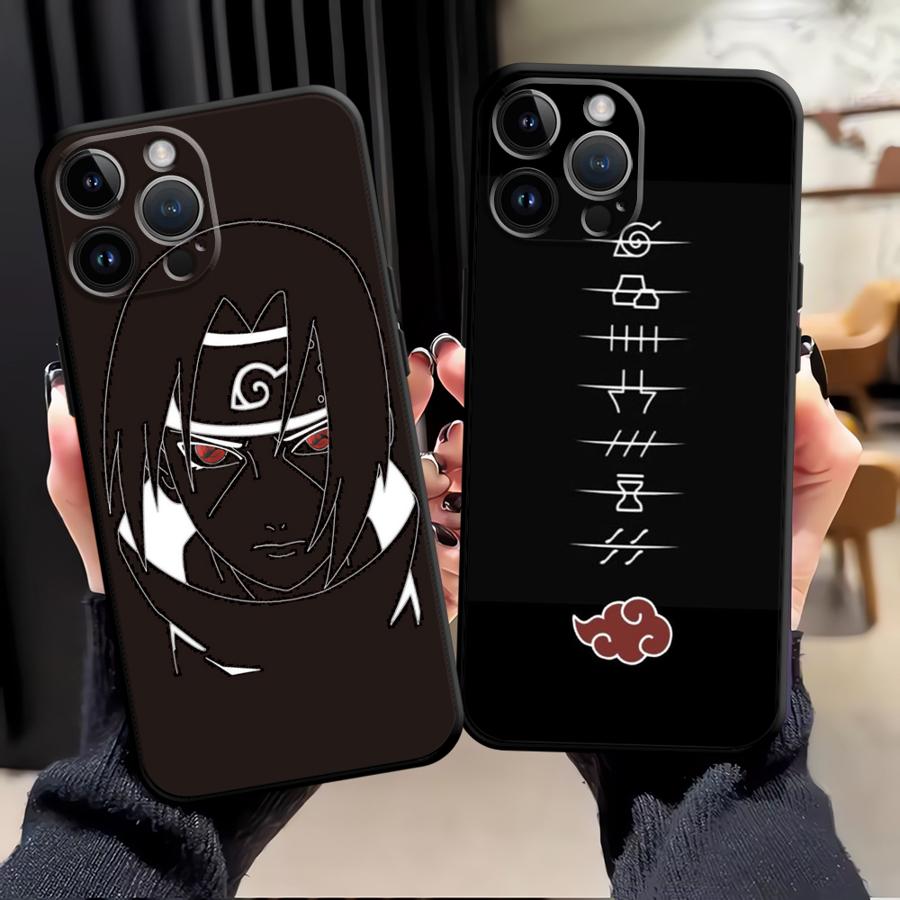 Чехол для телефона Apple iPhone 13 15 Pro 7 8 XR XS MAX Air 17 Pro Max 14 11 12 16 Funda Чехол для телефона Аниме Наруто Итачи