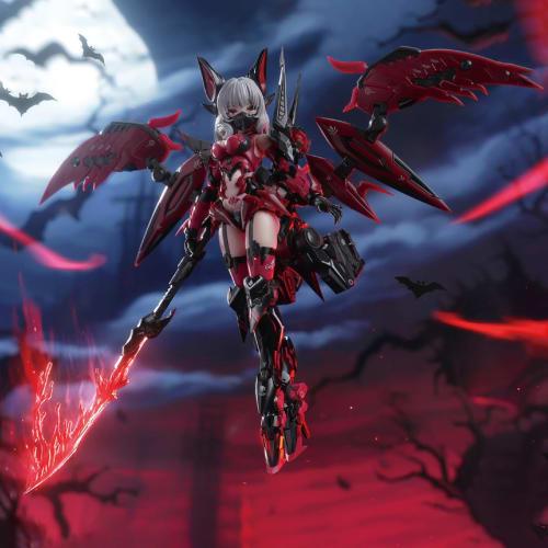 HiPlay Eastern Model 1/12 ATK.GIRL Mujin Kokuyo Camilla Vampire Bat Mecha Girl Armored Girl Movable 1/12 Assembled Plastic Model EM2023006YC Mikura Ca