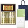 Condolence Incense Gift Set, Paulownia Wood Box [Wakyo, 2 Types, Sandalwood, Inner Wrapping, Carry Bag Included, Ero-ro-sou (Illustrated Candle)],