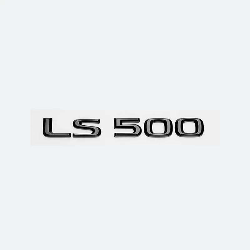 3D Chrome Glossy Black ABS Letters LS350 LS400 LS460 LS460L LS500 LS500h HYBRID Emblem For Lexus Car Trunk Logo Badge Sticker