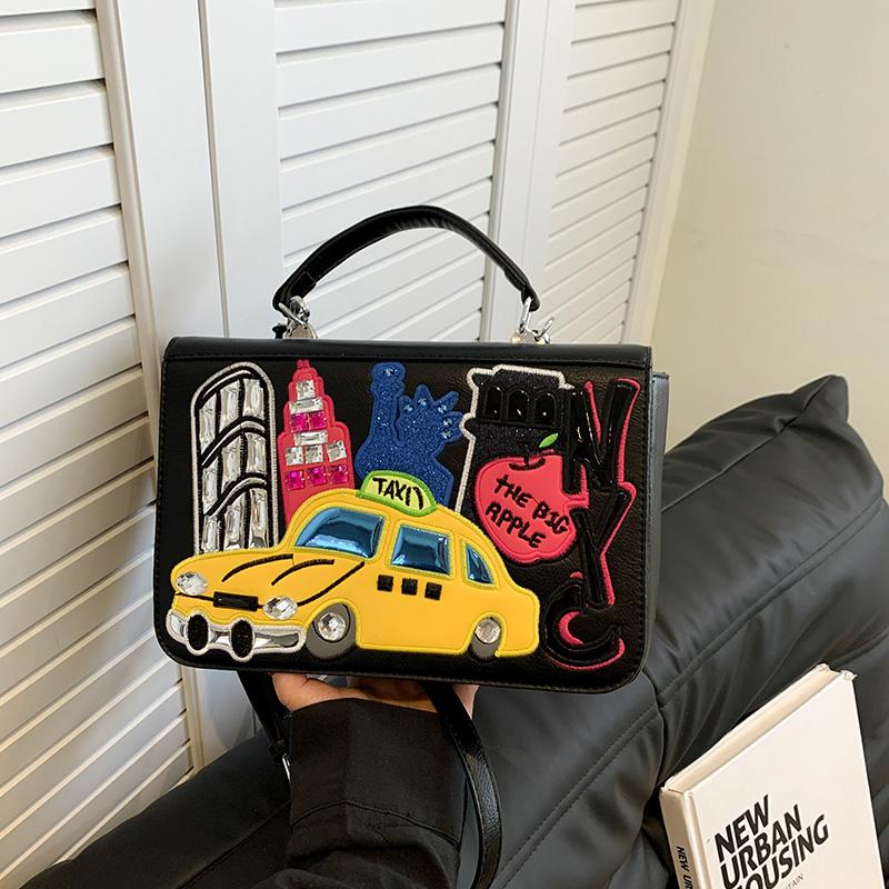 Women Bag New Trend Tote Bag for Women Crossbody Female Handbag Leisure PU Luxury Designer Fashion Shoulder Bag Brand Messenger