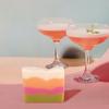 Peach & Golden Raspberry Martini Soap Slice