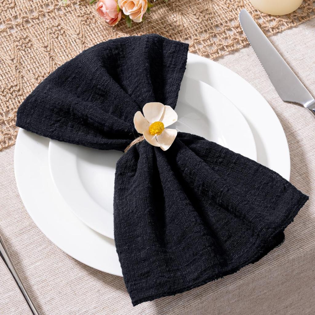 10 шт., Салфетки из хлопчатобумажной ткани 30x30 см, Салфетки из ткани ручной работы однотонные, Нежные салфетки из ткани ручной работы для ужинов, вечеринок