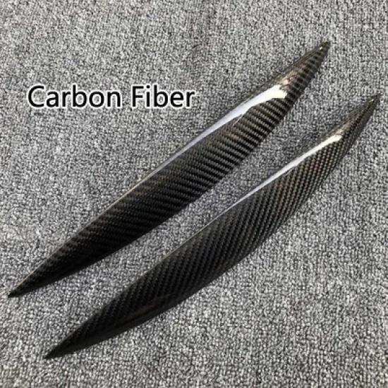For Infiniti G35 Sedan 2002 - 2007 Carbon Fiber Headlight Cover Eyelids V35 Fiber Glass FRP Primer Front Lamp Decorative Sticker