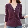 NaVaVa V Neck Collar Long sleeVe T shirT nT2884
