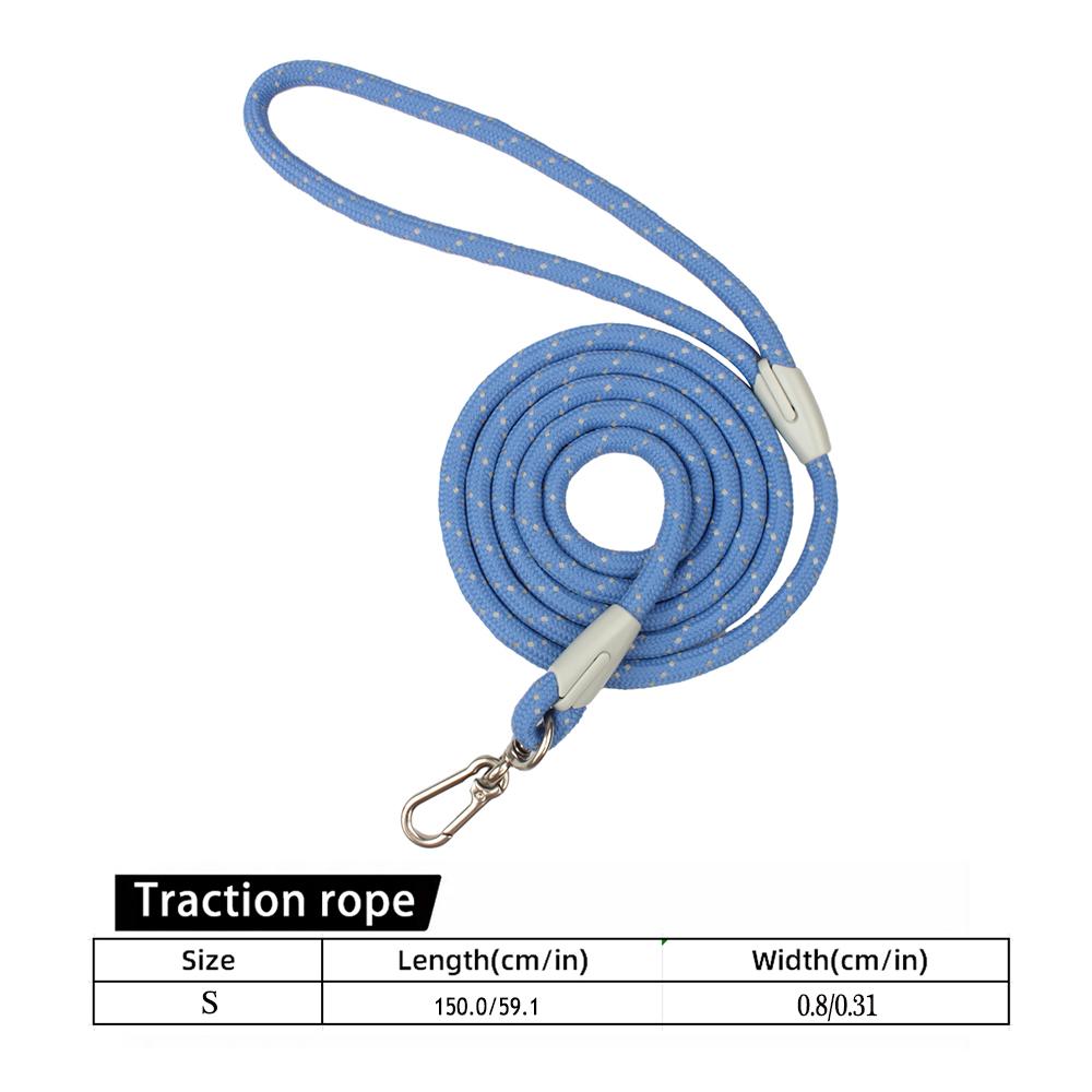 Классический ошейник и поводки для собак, 2 в 1, черная сетчатая веревка P, нейлоновый поводок, регулируемый нескользящий ремень, шлейка для тренировочной собаки, поводок