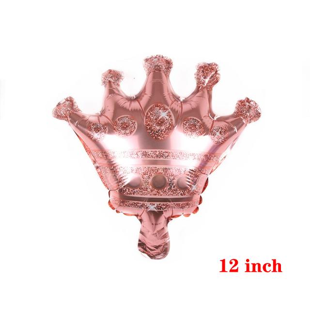 1 шт. большой воздушный шар с короной принцессы, золотой, розовое, золото, розовый, синий, детский душ, товары для свадьбы, дня рождения, подарки для детей, воздушный шар