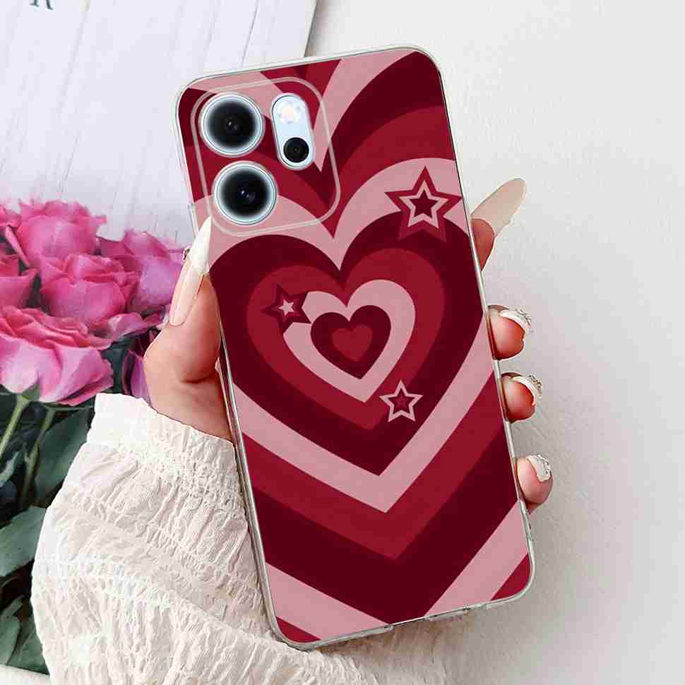 For Oppo Reno14 F 5G CPH27436.57" Case Colorful Butterfly Flowers TPU Soft Silicone Cover For Oppo Reno 14 F RENO14F Phone Cases