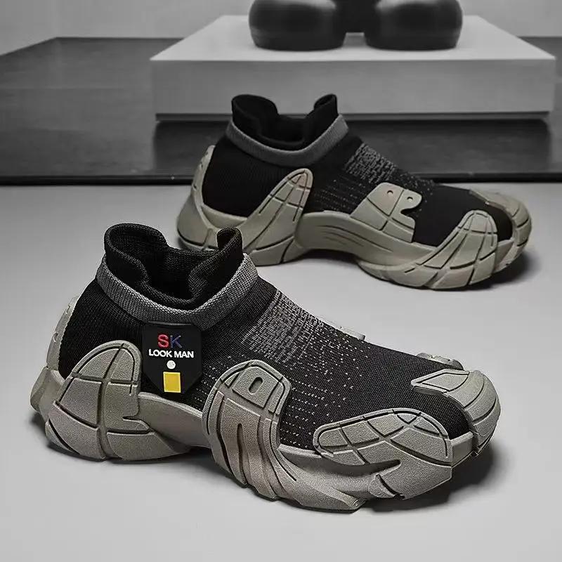 FashionSlip-ons Chunky Sneakers Man Plimsoll Vulcanize Shoes for Men Доставка Бесплатная доставка Низкая цена Скидки Тенденции 2024 Летняя распродажа