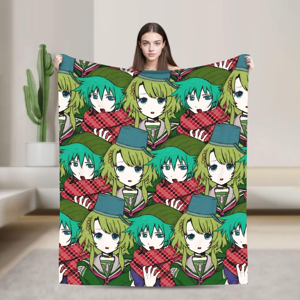 Shin TsukimiKanna Kizuchi Blanket Travel Office Throw Blanket For Couch Chair Sofa Bed Warm Soft Customized Quality Bedspread