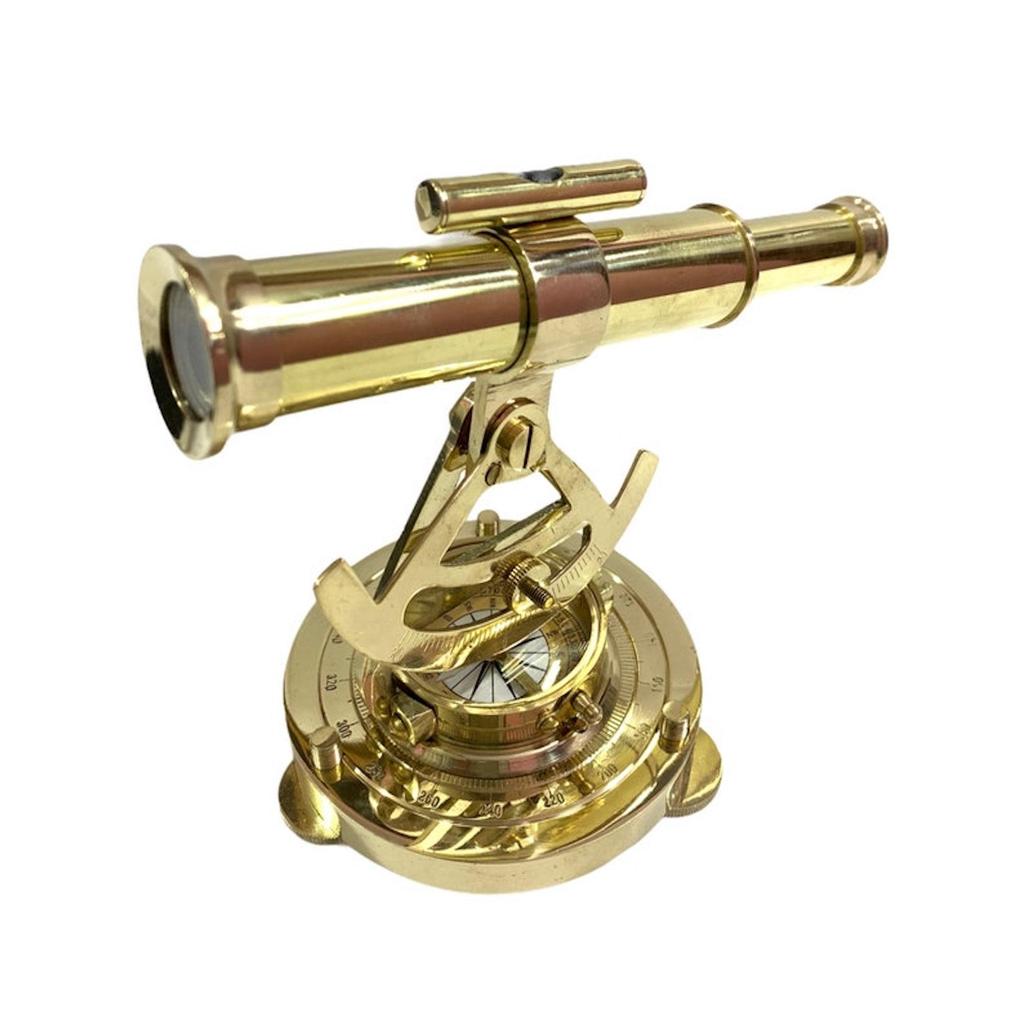 Морской телескоп Shinny Brass Алидаде с теодолитом для транзита компаса