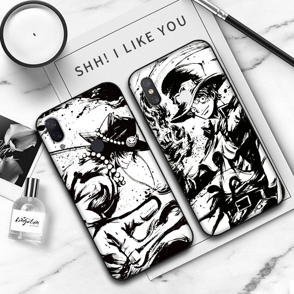 Мягкий черный чехол JW52 Ace Sabo для iPhone 16 15 Plus 14 13 Pro 8 SE XR XS Max P30 Nova 5T Y5P Y6 Y7 Y8P Y9 Realme C30 C33 C31 VIVO Y36 V27