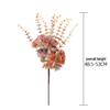 Cherry Rose Hydrangea Handheld Album: Artificial Floral Arrangement for Weddings and Decorations