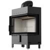 KRATKI LUCY Right Side Air Fireplace Insert 14 kW Ø200 Installation Kit