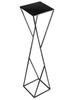 Kwietnik Nowoczesny Loft Czarny 100 Cm