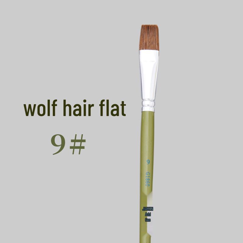 Специальный набор кистей для студентов художественных вузов Gaken: Масло из волчьей шерсти, Гуашь, Акварель, Кисти для акриловой краски