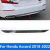 Для Honda Accord 2018-   Хромированная накладка на задний бампер, Комплект обвеса, Спойлер, Диффузор, Защита, Аксессуары, Стайлинг автомобиля